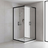 900 x 900mm Sliding Door Nano Safety Glass Shower Screen By Della Francesca