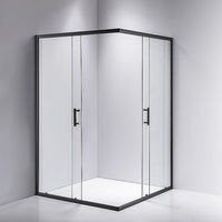 1000 x 900mm Sliding Door Nano Safety Glass Shower Screen By Della Francesca