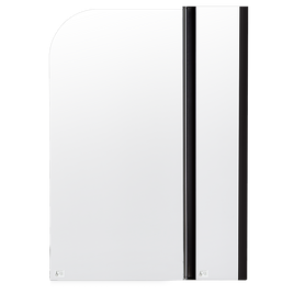 180 Degree Pivot Door 6mm Safety Glass Bath Shower Screen 1200x1400mm By Della Francesca