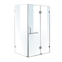 1200 x 900mm Frameless 10mm Glass Shower Screen By Della Francesca