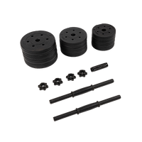 20kg Dumbbell Set Home Gym Fitness Exercise Weights Bar Plate