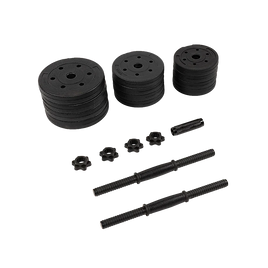 20kg Dumbbell Set Home Gym Fitness Exercise Weights Bar Plate