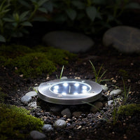 12x Solar Powered LED Buried Inground Recessed Light Garden Outdoor Deck Path
