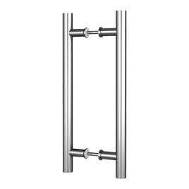 Round 300mm Stainless Steel Push Pull Door Handle for Wood Glass
