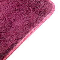 200x140cm Floor Rugs Large Shaggy Rug Area Carpet Bedroom Living Room Mat - Burgundy