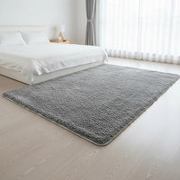 230x160cm Floor Rugs Large Shaggy Rug Area Carpet Bedroom Living Room Mat - Grey