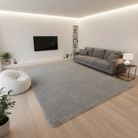 230x160cm Floor Rugs Large Shaggy Rug Area Carpet Bedroom Living Room Mat - Grey