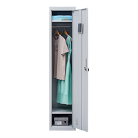 One-Door Office Gym Shed Clothing Locker Cabinet