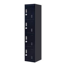 4-Door Vertical Locker for Office Gym Shed School Home Storage