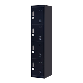 4-Door Vertical Locker for Office Gym Shed School Home Storage