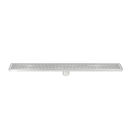800mm Bathroom Shower Stainless Steel Grate Drain w/Centre outlet Floor Waste