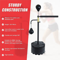 Free Standing Punching Bag Speedball Boxing Reflex Training Dummy