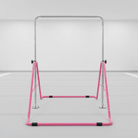 Kids Gymnastics Bars Training Horizontal Bar Monkey Kip Bar Pink