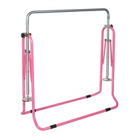Kids Gymnastics Bars Training Horizontal Bar Monkey Kip Bar Pink