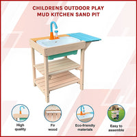 Childrens Outdoor Play Mud Kitchen Sand Pit