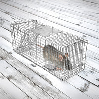 Trap Humane Possum Cage Live Animal Safe Catch Rabbit Cat Hare Fox Bird