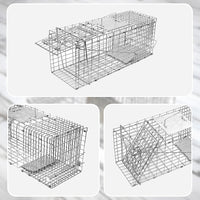 Trap Humane Possum Cage Live Animal Safe Catch Rabbit Cat Hare Fox Bird