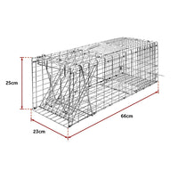 Trap Humane Possum Cage Live Animal Safe Catch Rabbit Cat Hare Fox Bird