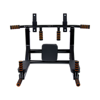 Heavy Duty Wall Mounted Power Station - Knee Raise - Pull Up - Chin Up -Dips Bar