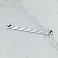 Double Classic Chrome Towel Bar Rail Bathroom