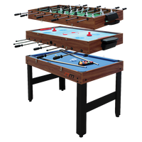 4FT 3-in-1 Games Foosball Soccer Hockey Pool Table