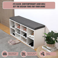 Shoe Cabinet Bench Shoes Storage Rack Organiser Wooden Shelf Cupboard Box