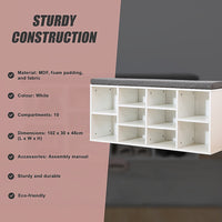 Shoe Cabinet Bench Shoes Storage Rack Organiser Wooden Shelf Cupboard Box