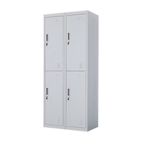 Four-Door Office Gym Shed Storage Locker