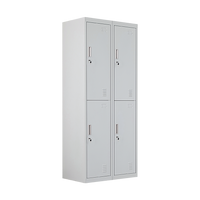 Four-Door Office Gym Shed Storage Locker