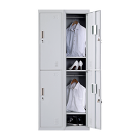 Four-Door Office Gym Shed Storage Locker