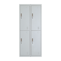 Four-Door Office Gym Shed Storage Locker