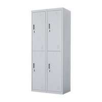 Four-Door Office Gym Shed Storage Locker