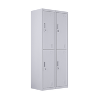 Four-Door Office Gym Shed Storage Locker