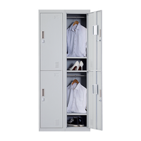 Four-Door Office Gym Shed Storage Locker