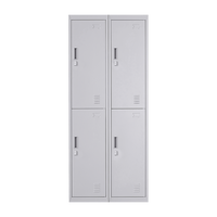 Four-Door Office Gym Shed Storage Locker