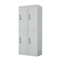 Four-Door Office Gym Shed Storage Locker