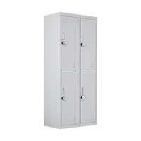 Four-Door Office Gym Shed Storage Locker