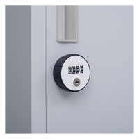 Four-Door Office Gym Shed Storage Locker