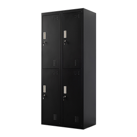 Four-Door Office Gym Shed Storage Locker