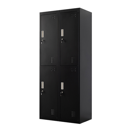Four-Door Office Gym Shed Storage Locker