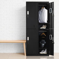 Four-Door Office Gym Shed Storage Locker