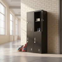 Four-Door Office Gym Shed Storage Locker
