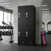 Four-Door Office Gym Shed Storage Locker