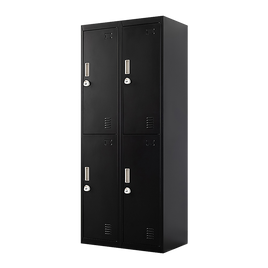 Four-Door Office Gym Shed Storage Locker