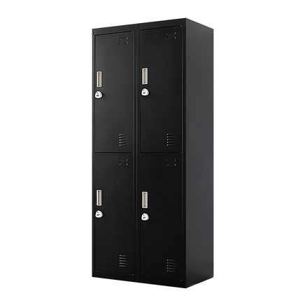Four-Door Office Gym Shed Storage Locker