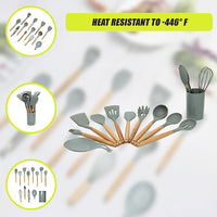 13x Kitchen Utensils for Cooking Baking Silicone Set