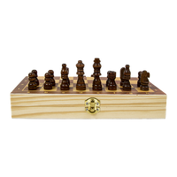 Chess Board Games Folding Large Chess Wooden Chessboard Set Wood Toy Gift