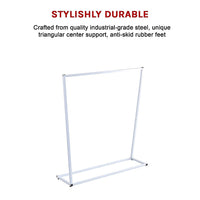 Commercial Clothing Garment Rack Retail Shop White