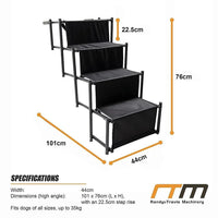 Folding Dog Car Boot Steps Ladder Lightweight Strong Pet Stairs