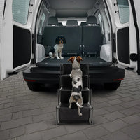 Folding Dog Car Boot Steps Ladder Lightweight Strong Pet Stairs